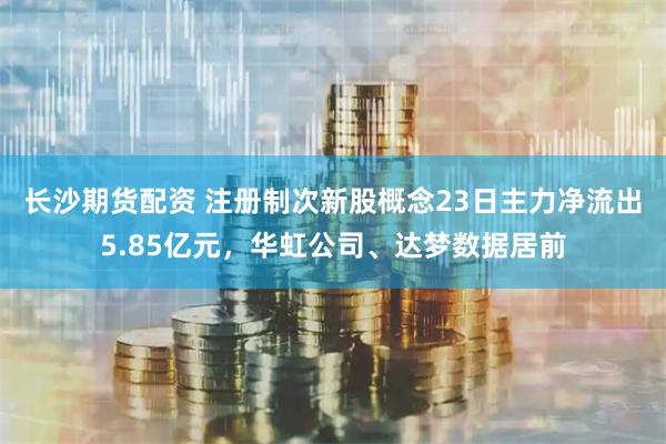 长沙期货配资 注册制次新股概念23日主力净流出5.85亿元，华虹公司、达梦数据居前