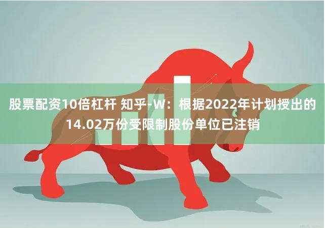 股票配资10倍杠杆 知乎-W：根据2022年计划授出的14.02万份受限制股份单位已注销